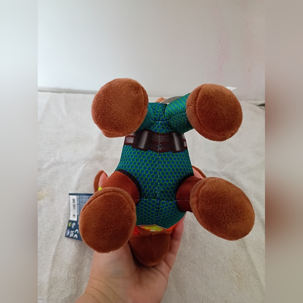 Nickelodeon Paw Patrol Aqua Pup Zuma Brown and Red Stuffed Dog - Picture 5 of 7